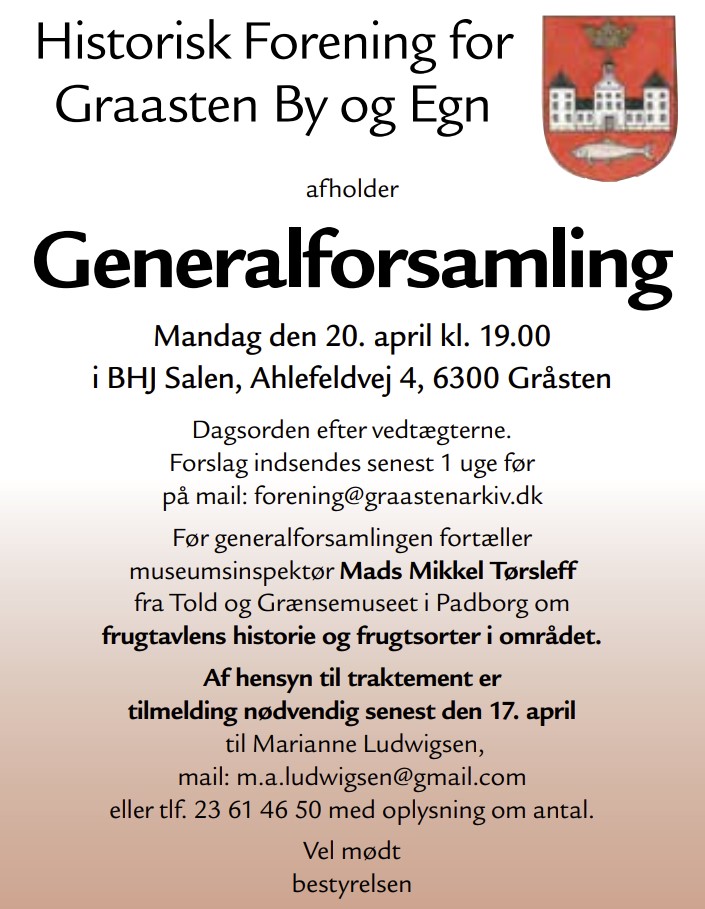 Generalforsamling annonce