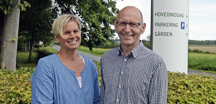 Bjarne og Henriette Ebbesen, forstanderpar på Gråsten Landbrugsskole