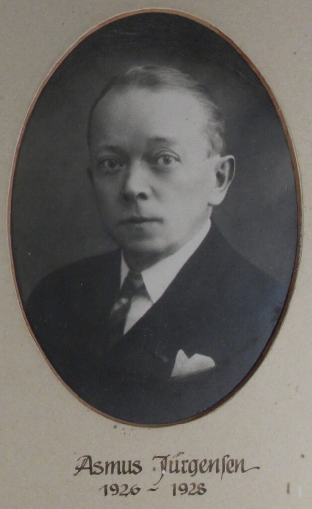 Asmus Jürgensen, apoteker 1926-1928